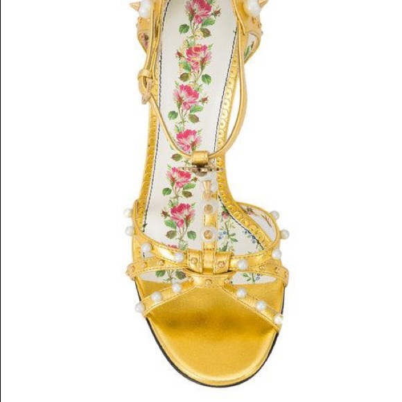other Shoes - Regina Embellished Leather Strappy Heels